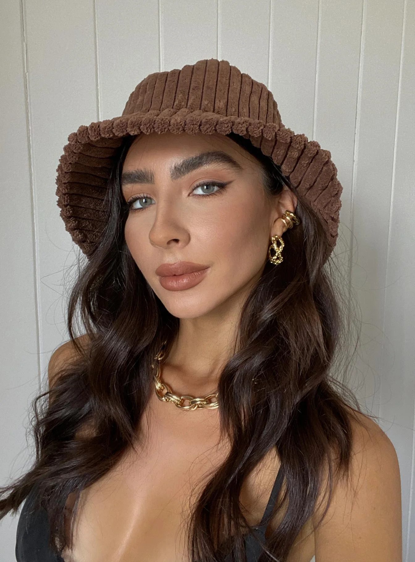 The Vintage Bucket Hat Brown