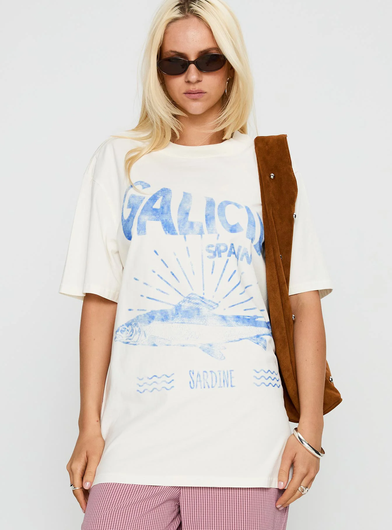 Galicia Spain Graphic Tee White / Blue