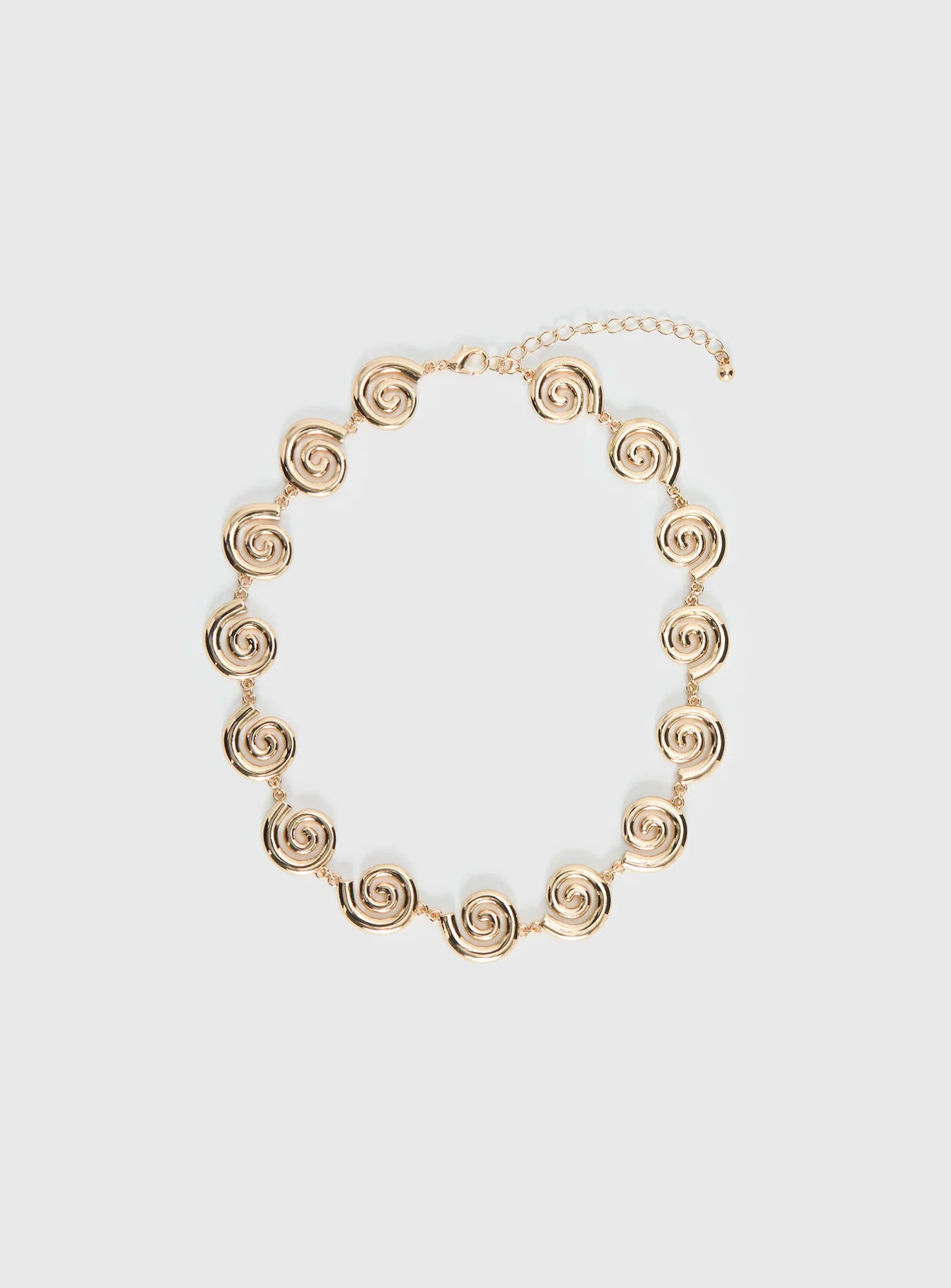 Olivah Spiral Necklace Gold