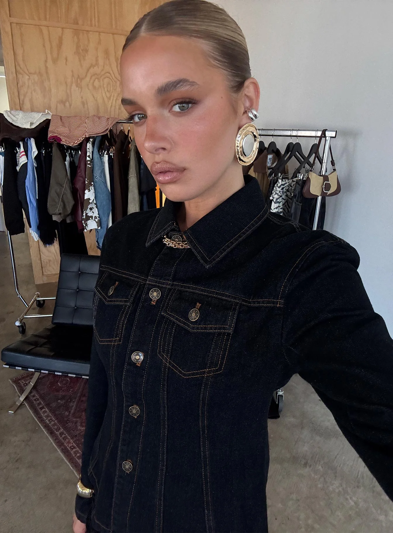 Rider Denim Jacket Dark Denim