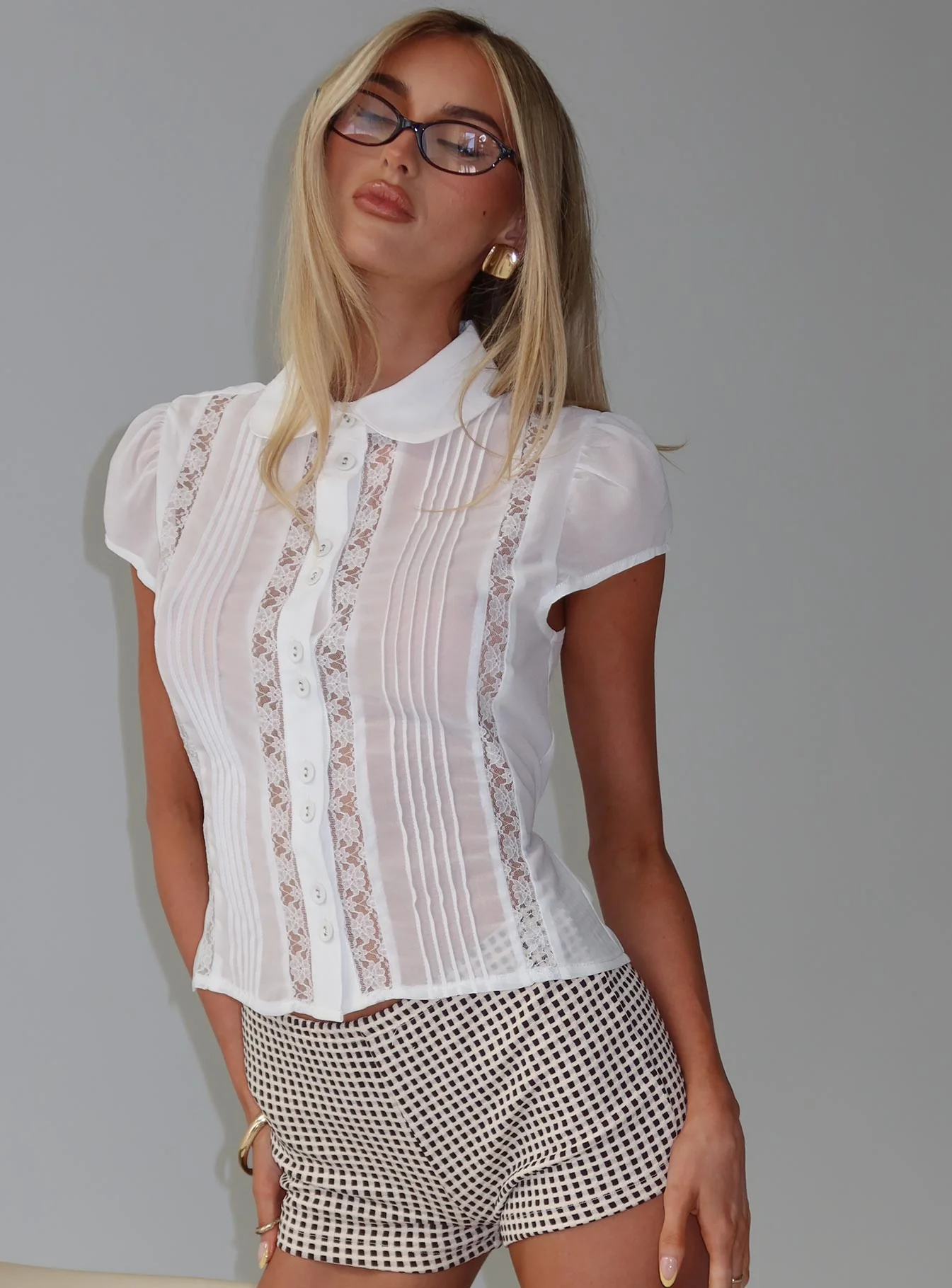 Loisee Blouse Top Cream