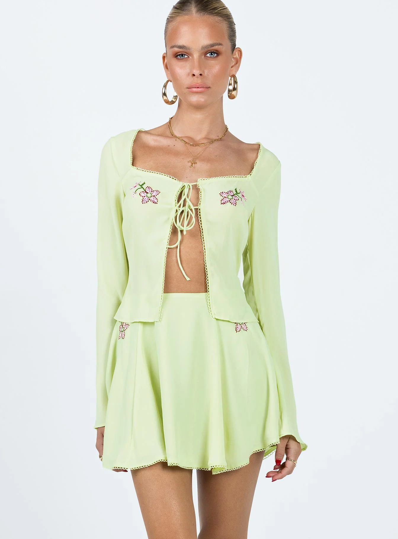 Saleya Mini Skirt Green