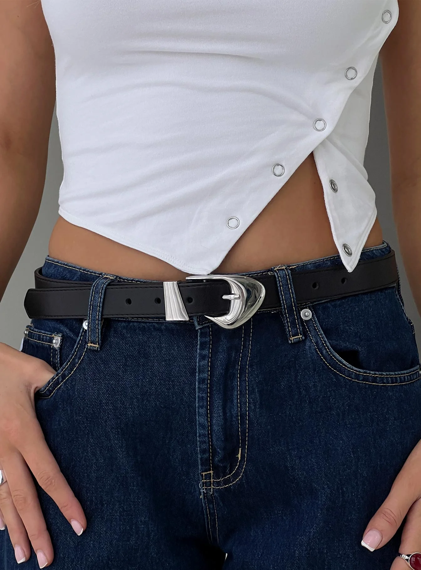 You're Strong Belt Silver