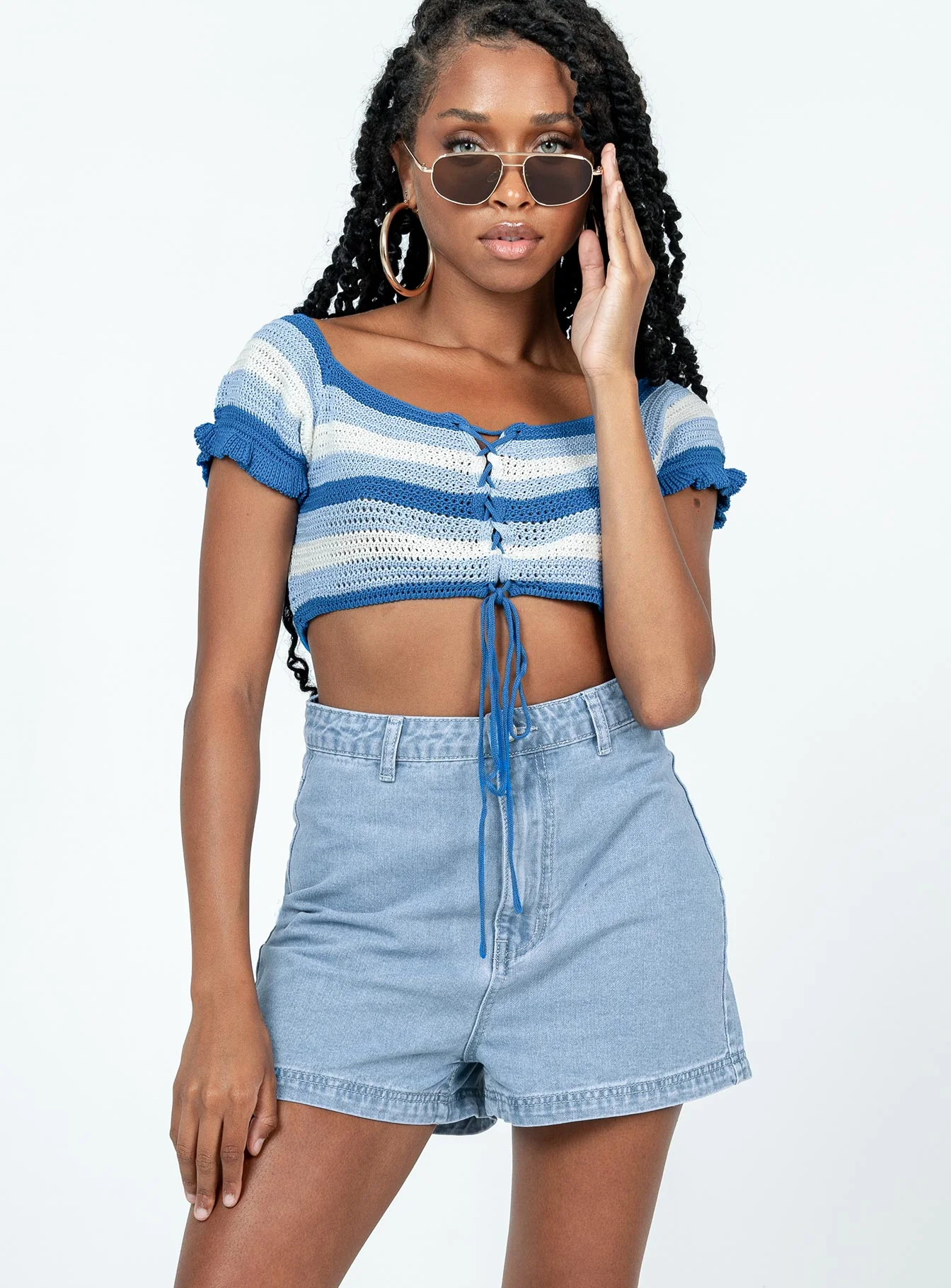 Dora Denim Shorts Denim