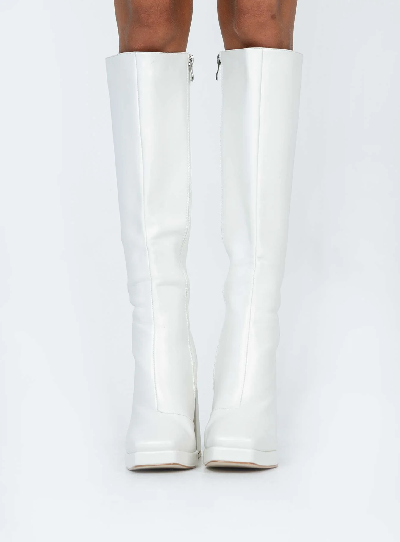 Montgomery Boots Matte White