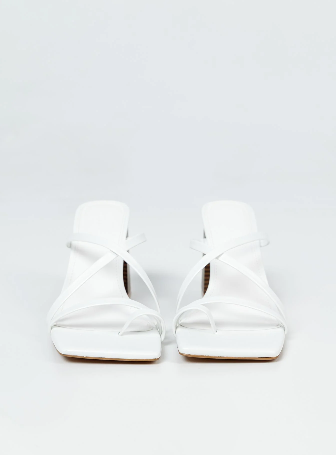 Layla Heels White