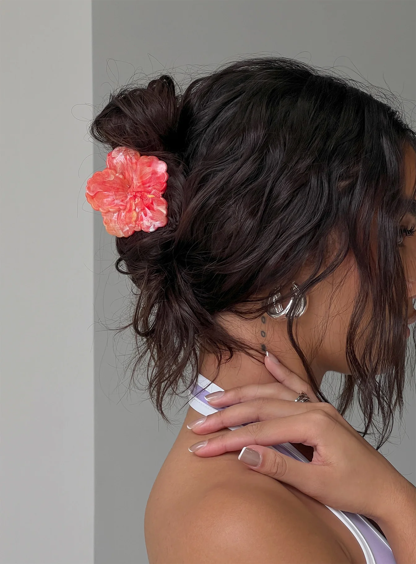 Malissa Flower Hair Clip Multi