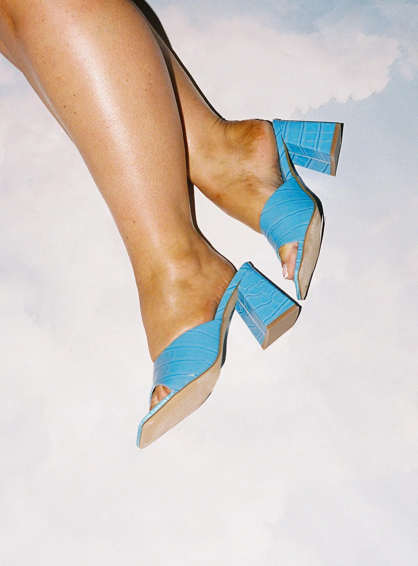 Sunset Boulevard Heels Blue