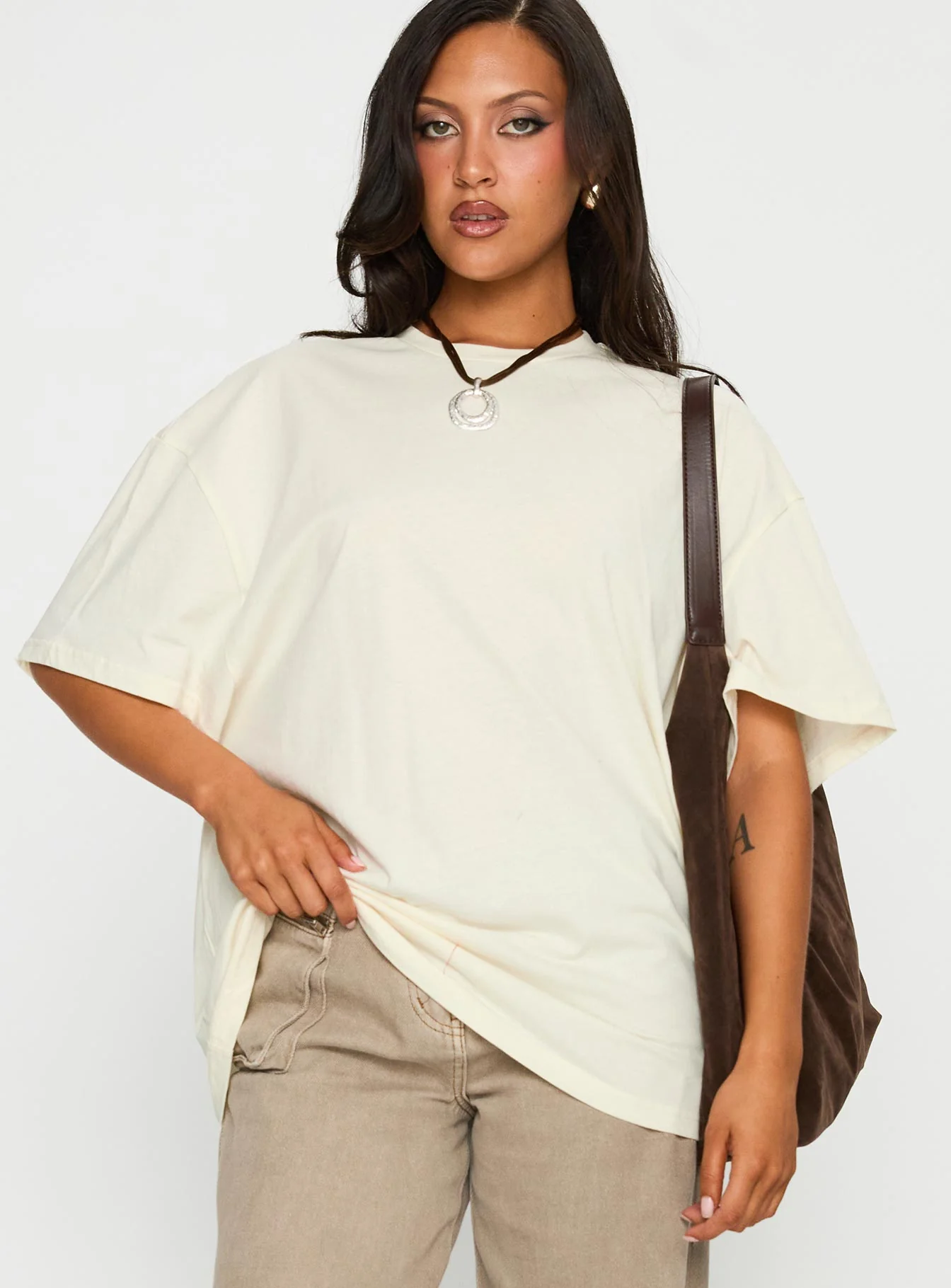 What's In My Bag Graphic Tee Cream / Multi