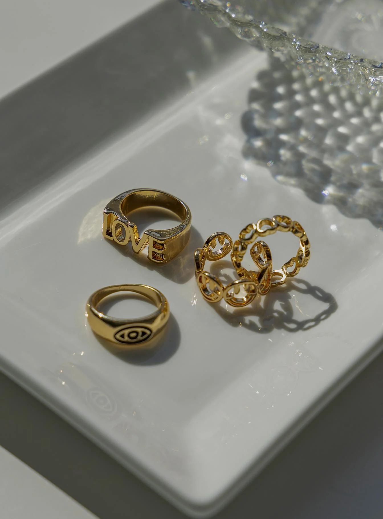 What is Love Ring Set Gold Eco