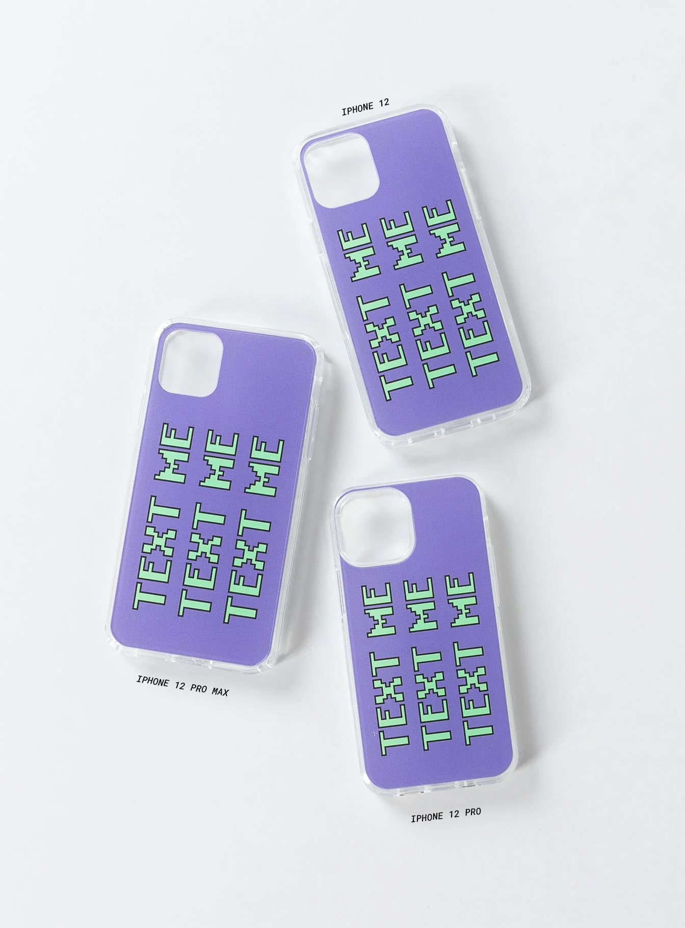 Text Me iPhone Case Blue / Green