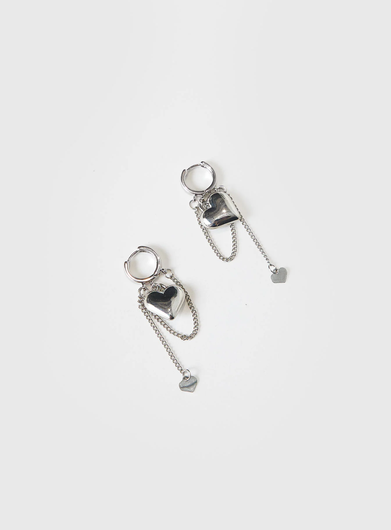 We Found Love Earrings Silver