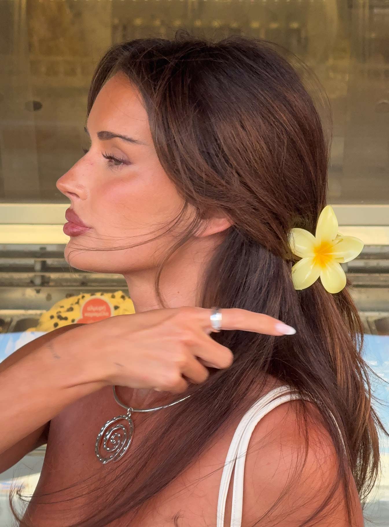 Kadence Hair Clip Yellow