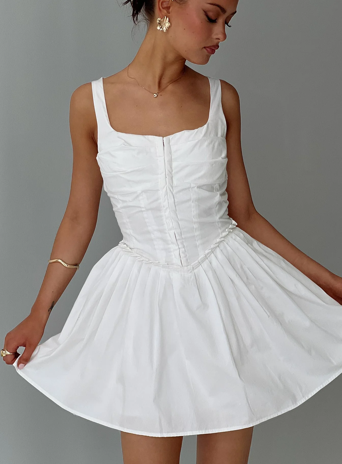 Wild Ideas Mini Dress White