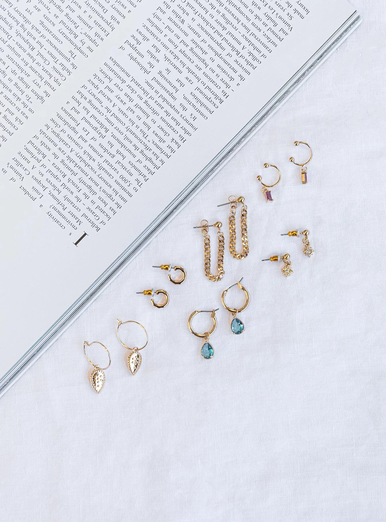 Foster Earrings Pack Gold / Multi