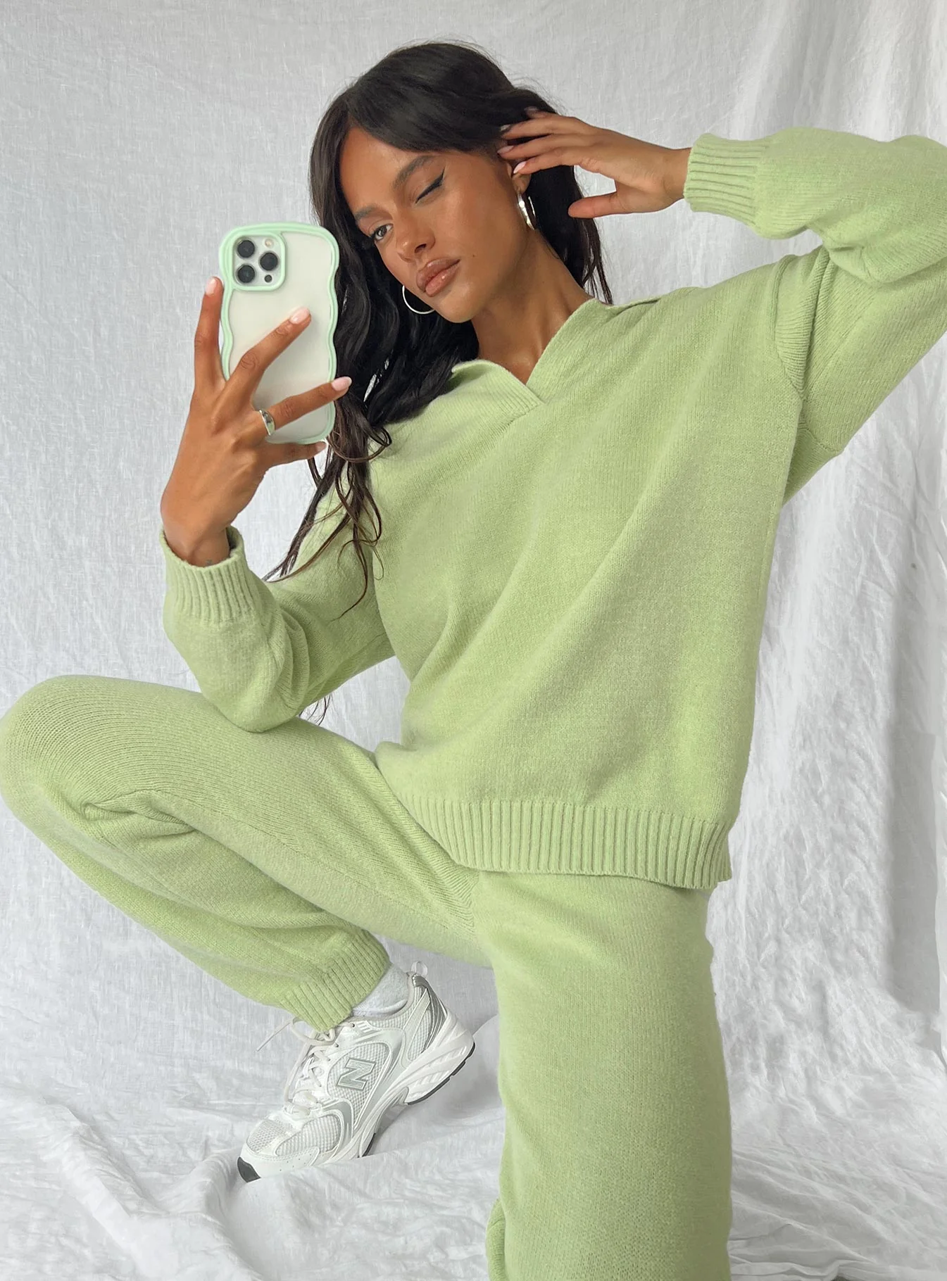 Waite Knit Pants Sage