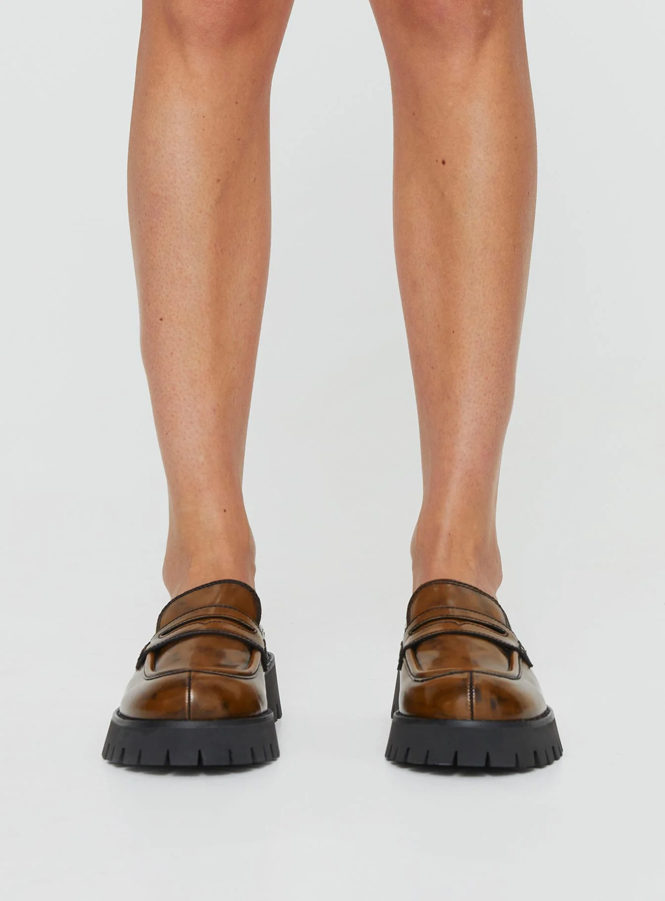 Grayson Mule Loafers Brown