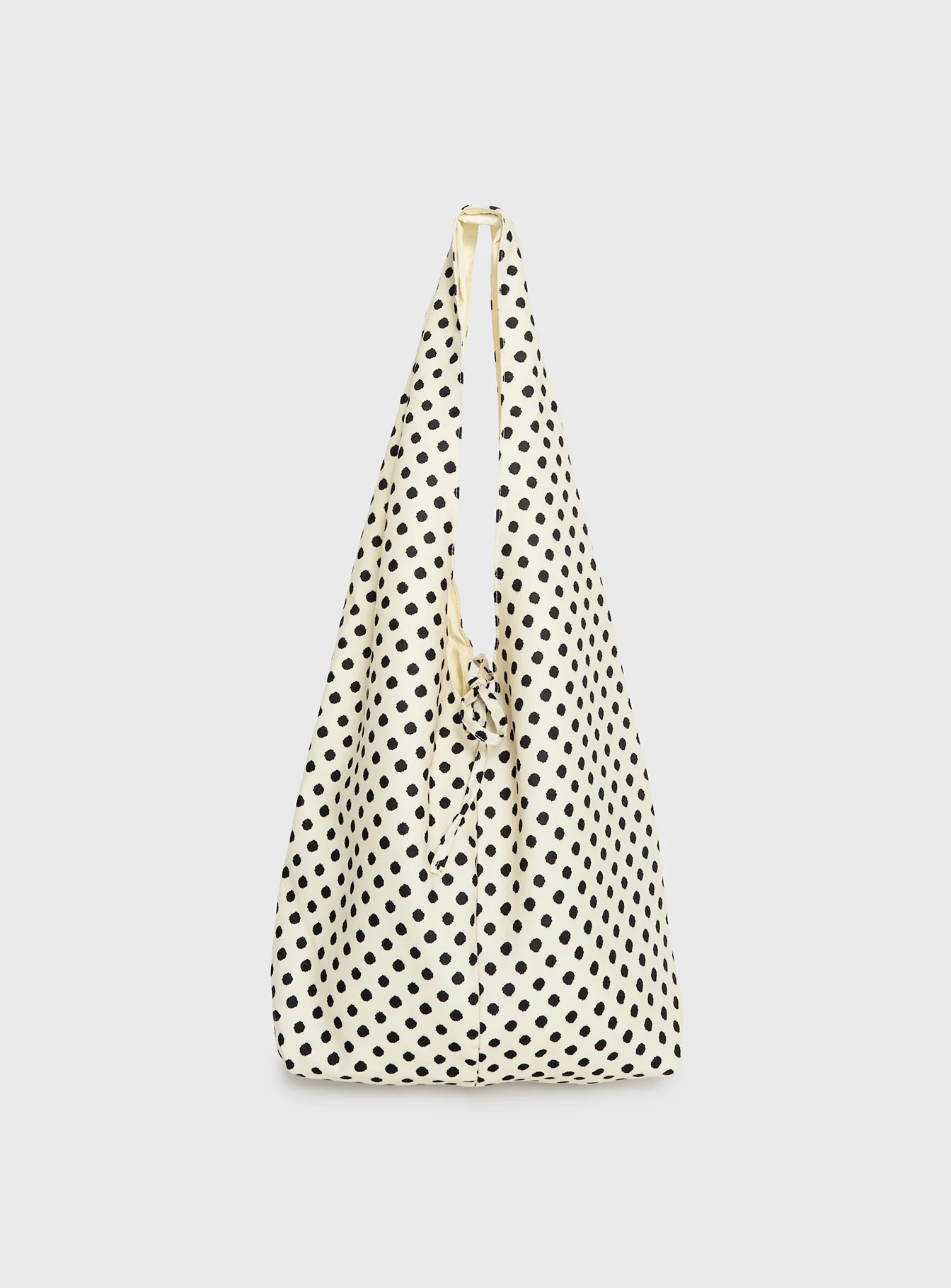Sunday Sunrise Slouchy Bag White Polka