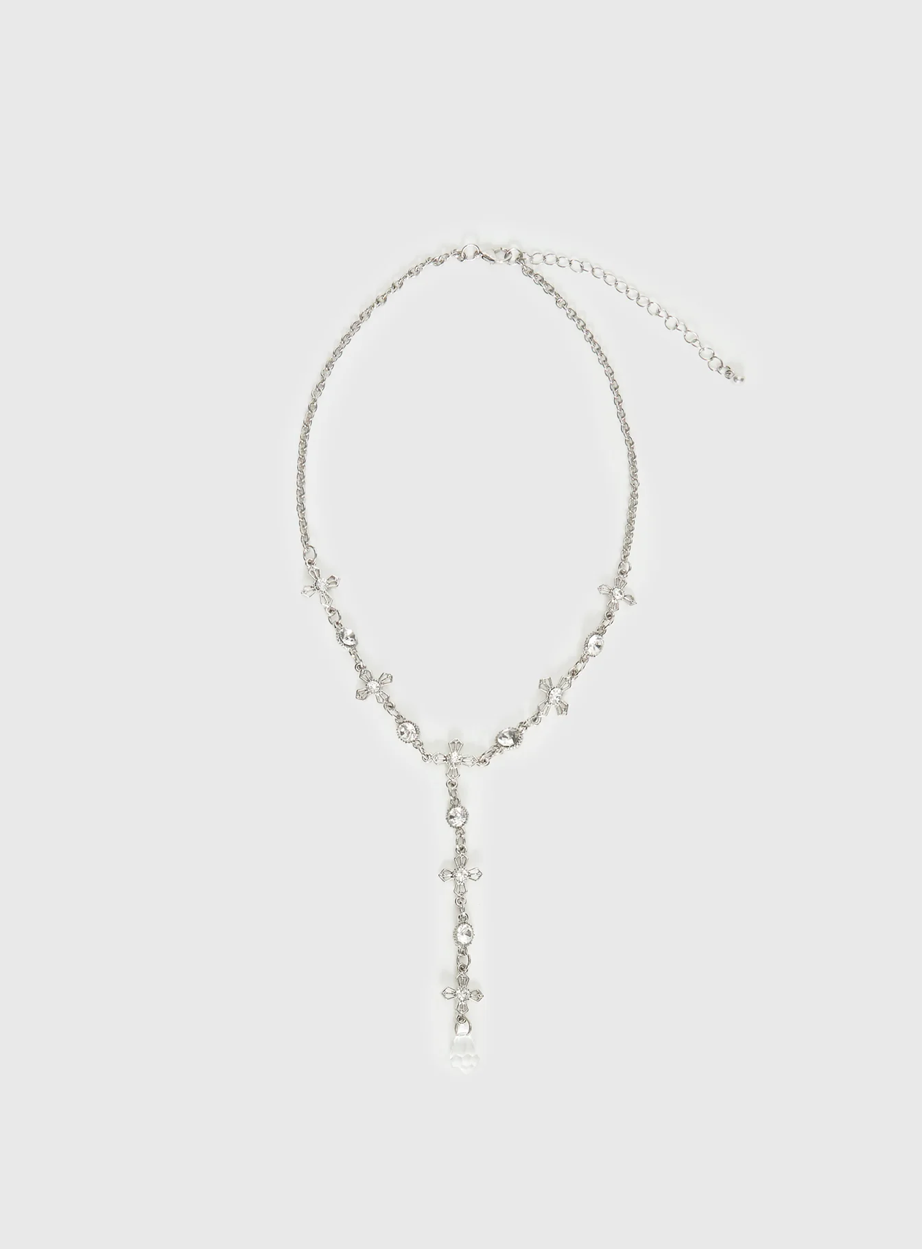 Ellasyn Y Necklace Silver