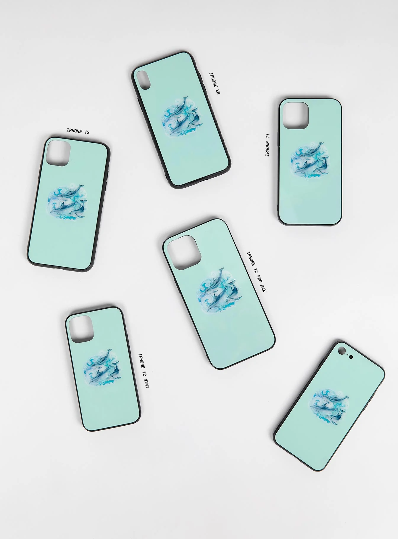 Dolphin Love iPhone Case