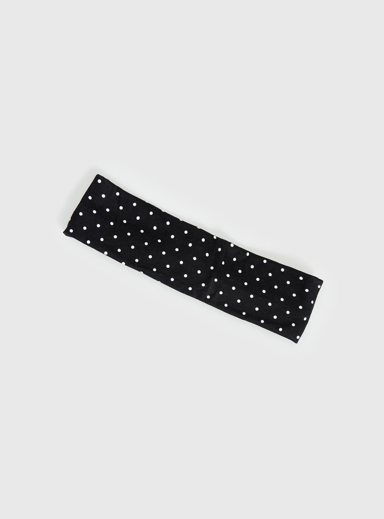 The Juney Headband Black Polka