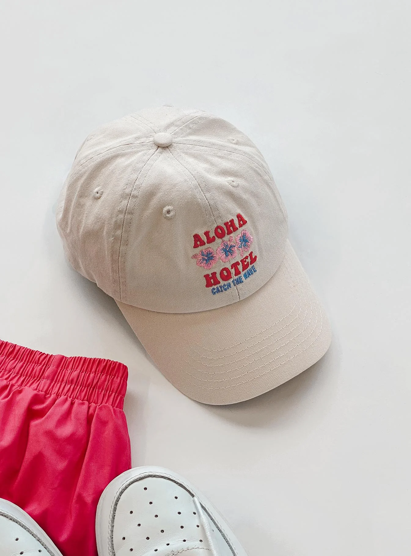 Aloha Hotel Dad Cap Cream