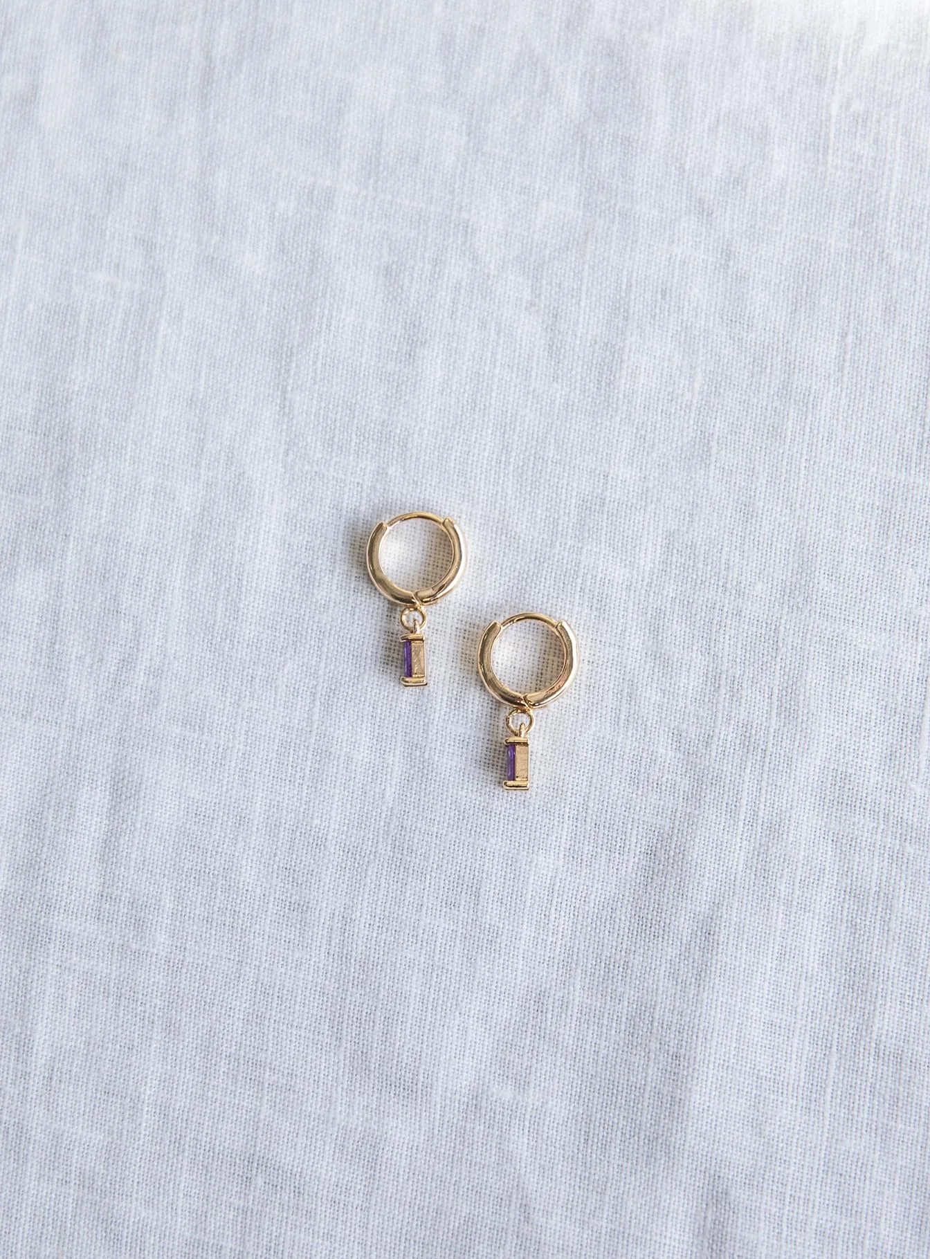 Bridgerton Earrings Purple