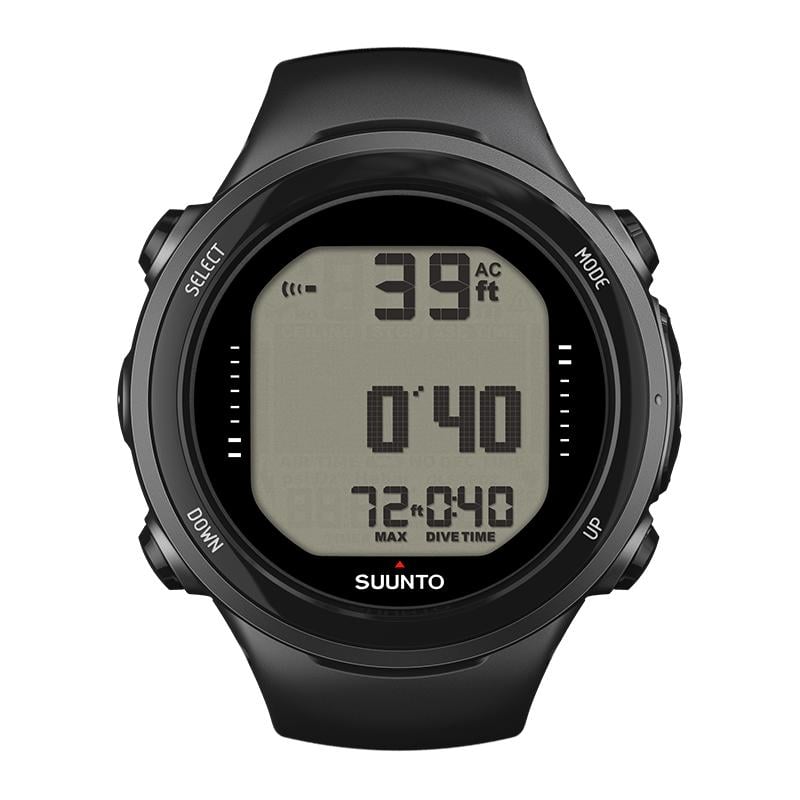 Suunto D4i Novo Black - USB cable and extension strap sold separately