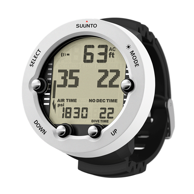 Suunto Vyper Novo White - USB cable, Bungee and rubber boot sold separately
