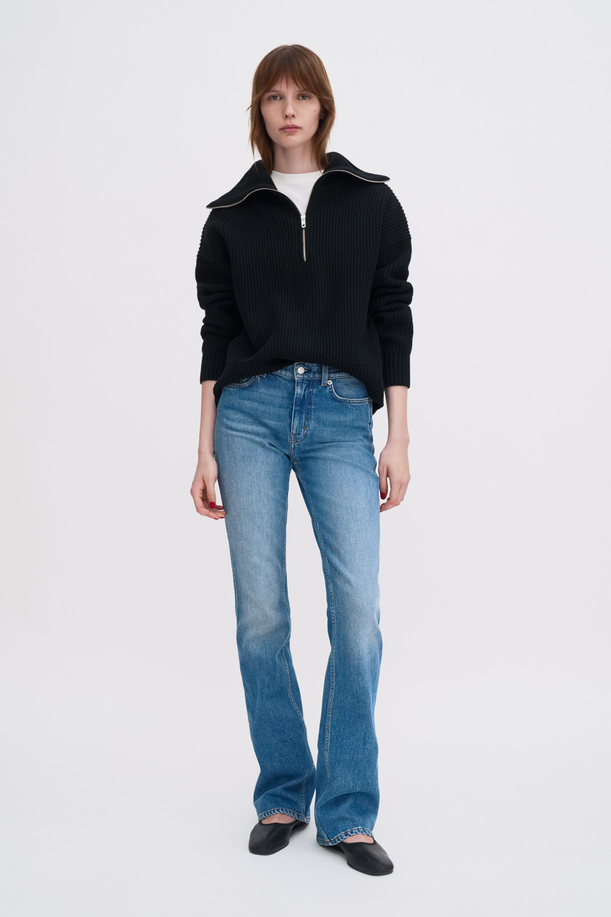 Stacked Bootcut Jeans