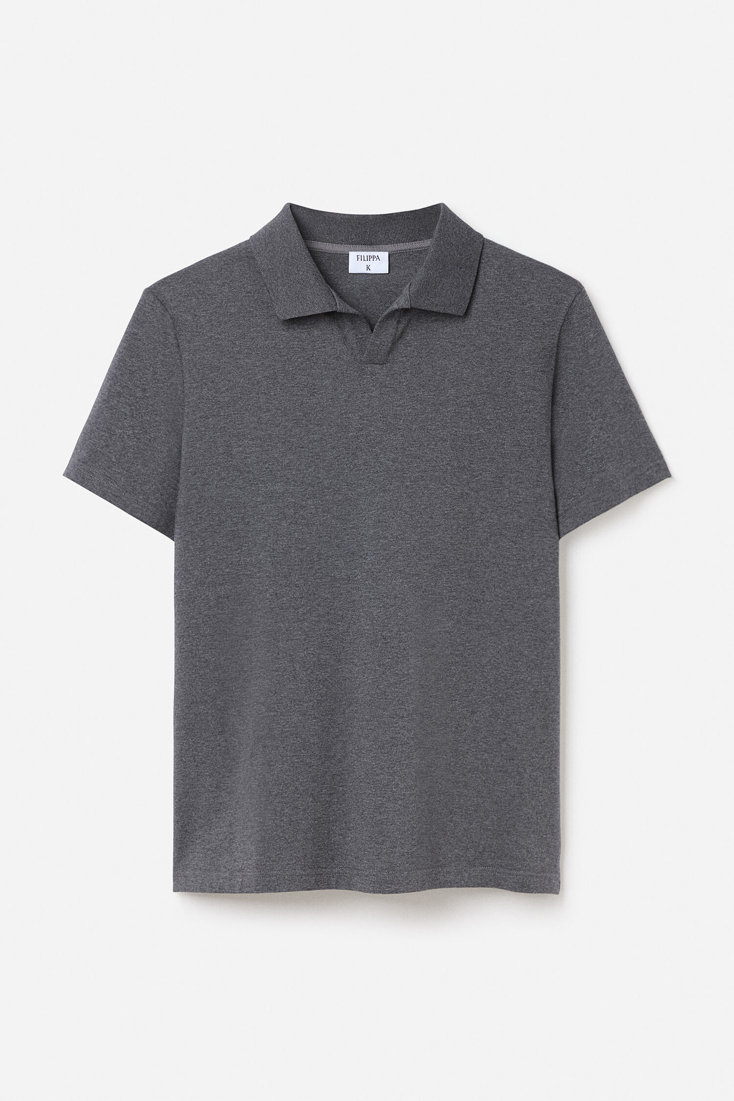 Stretch Cotton Polo T-Shirt