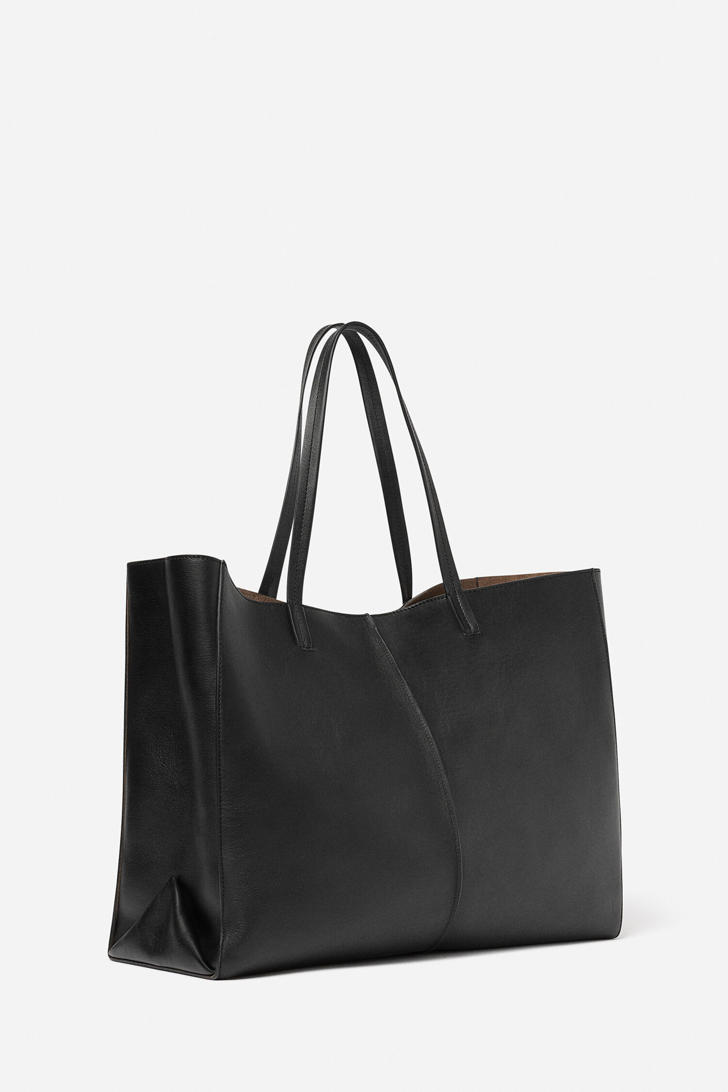 Leather Cut Out Tote Bag