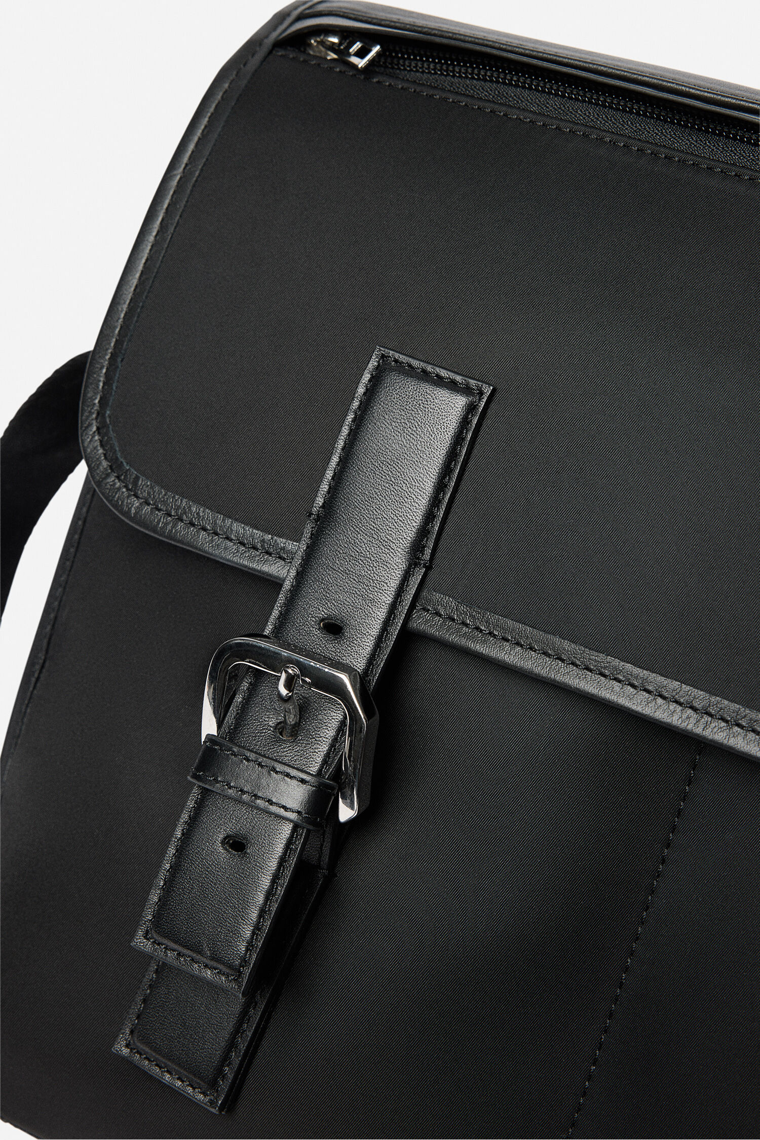 Nylon Gabardine Messenger Bag