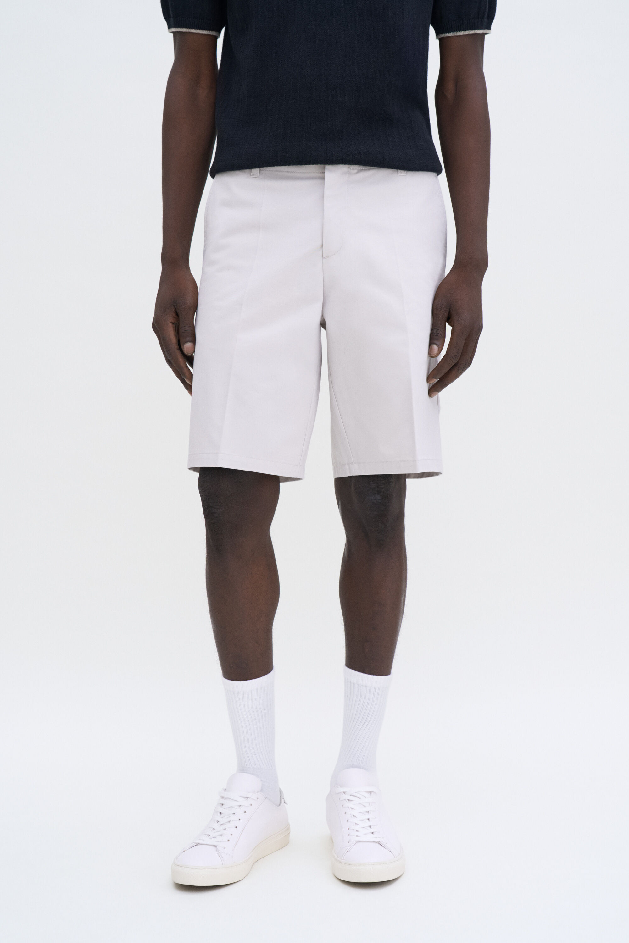 Cotton Tailored Shorts