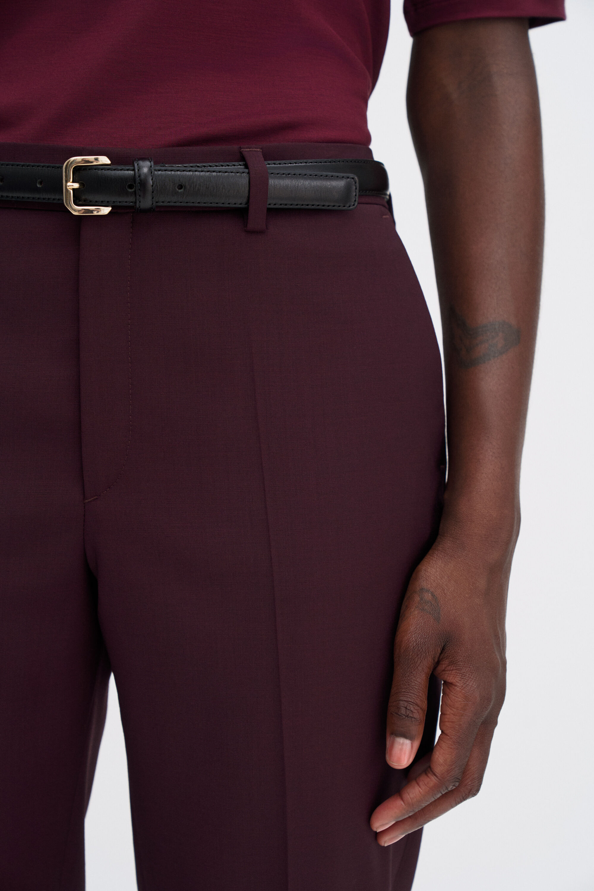 Emma Cropped Cool Wool Trousers