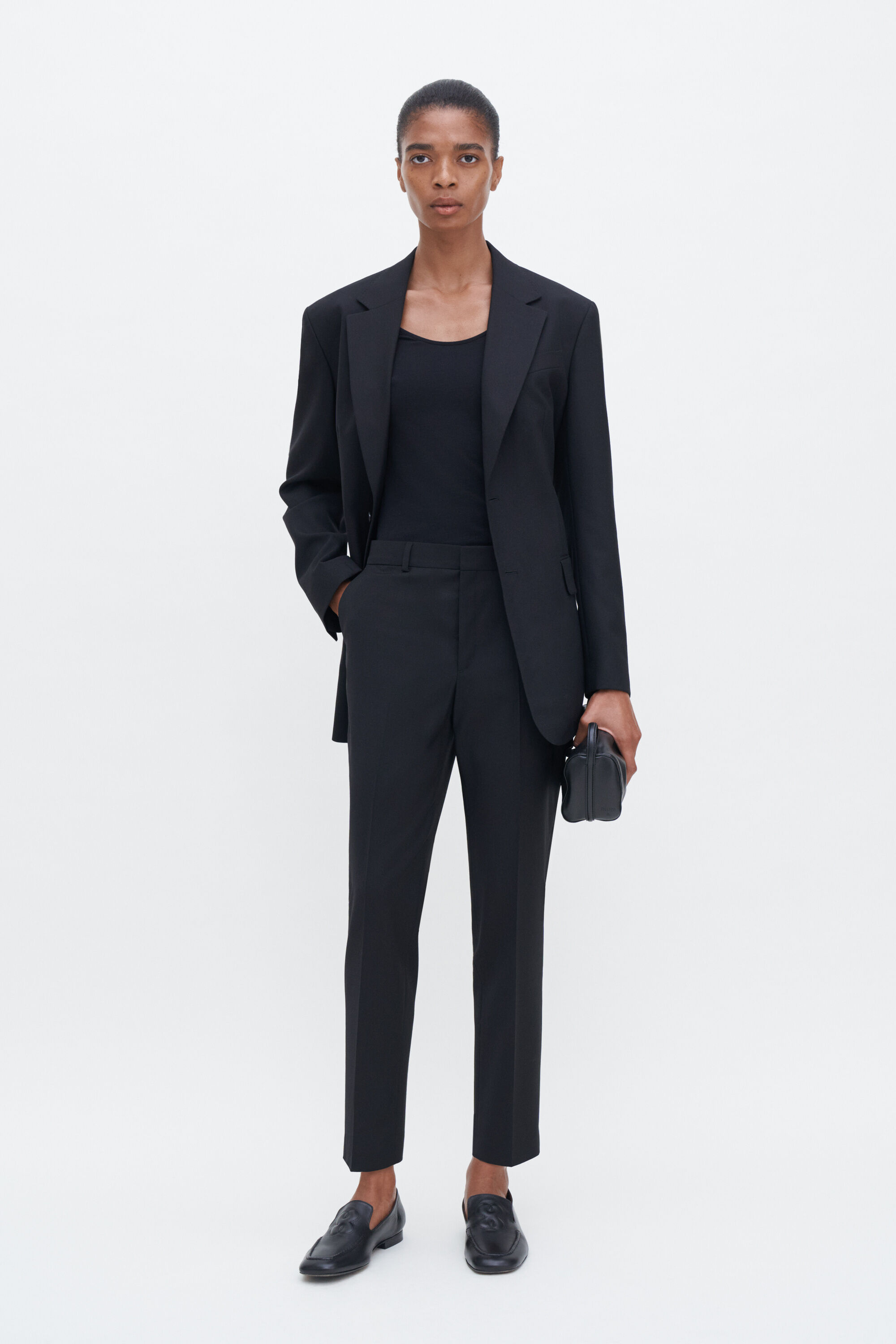 Cotton Stretch Scoop Neck Top