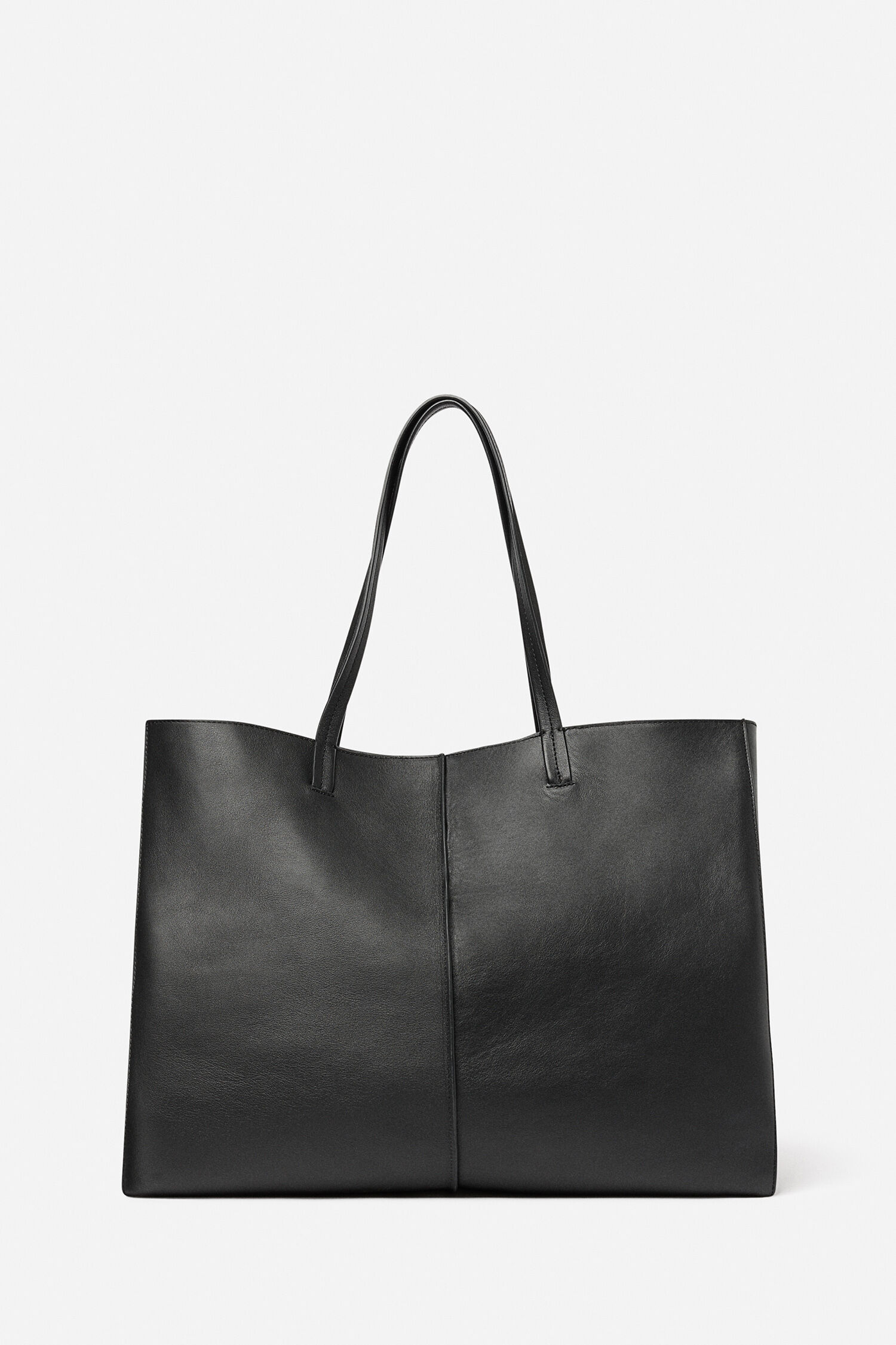 Leather Cut Out Tote Bag