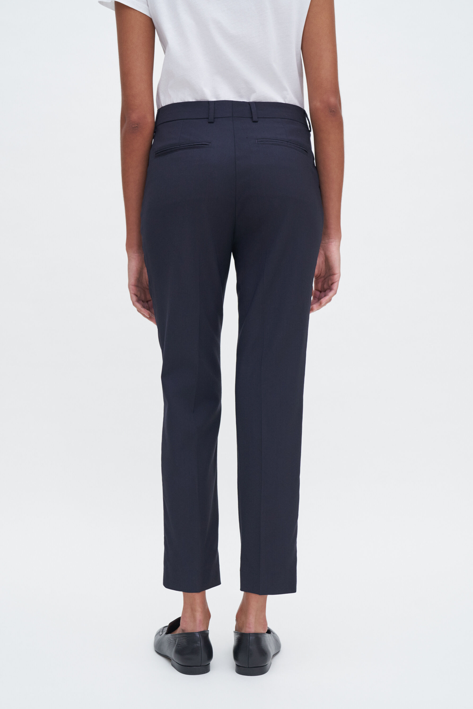 Emma Cropped Cool Wool Trousers