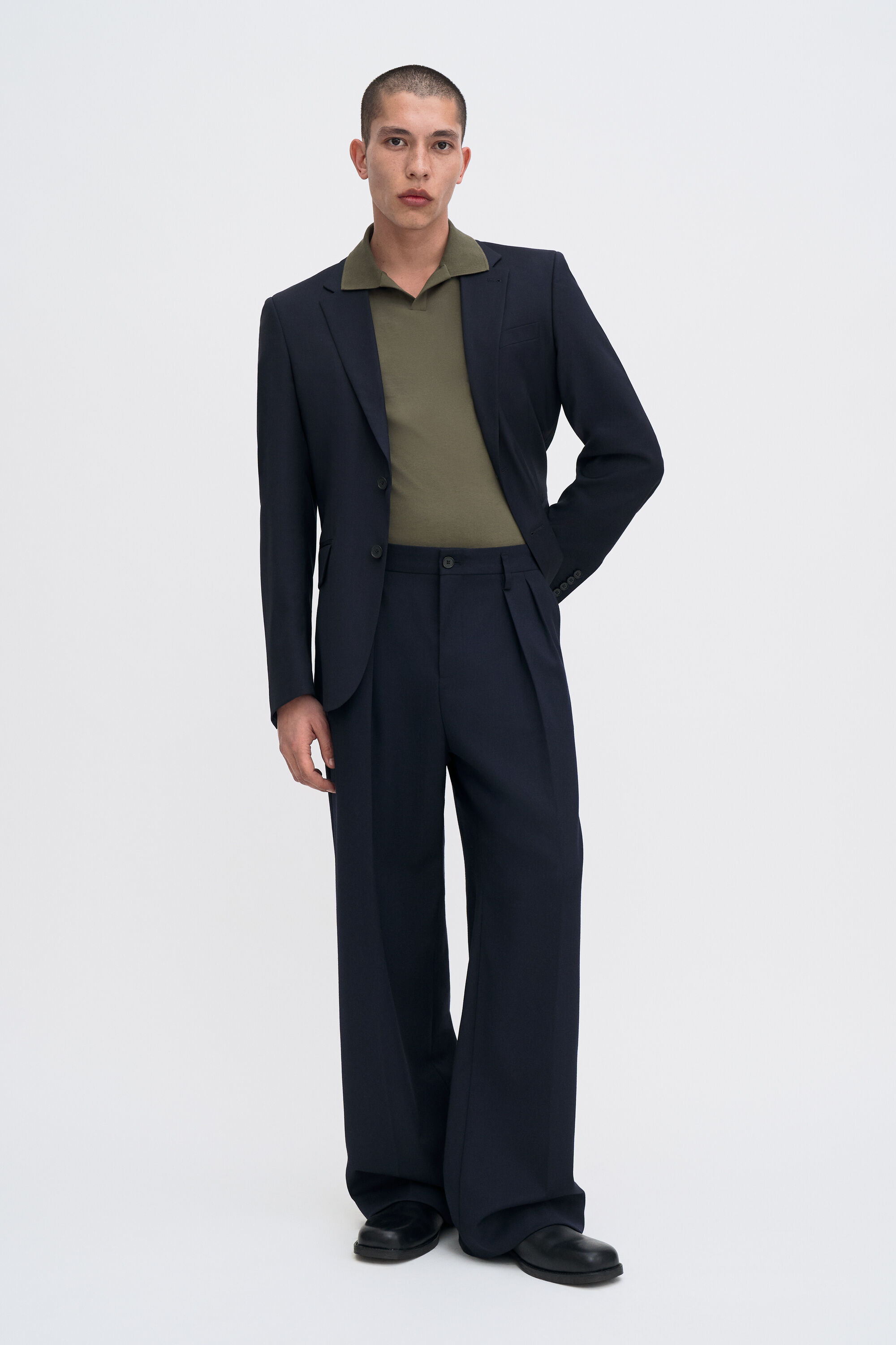 Stretch Cotton Polo T-Shirt