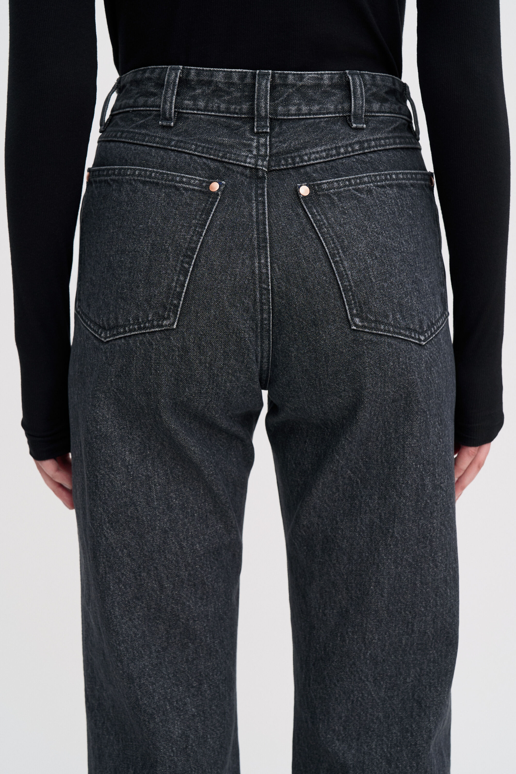 High Waisted Cropped Jeans