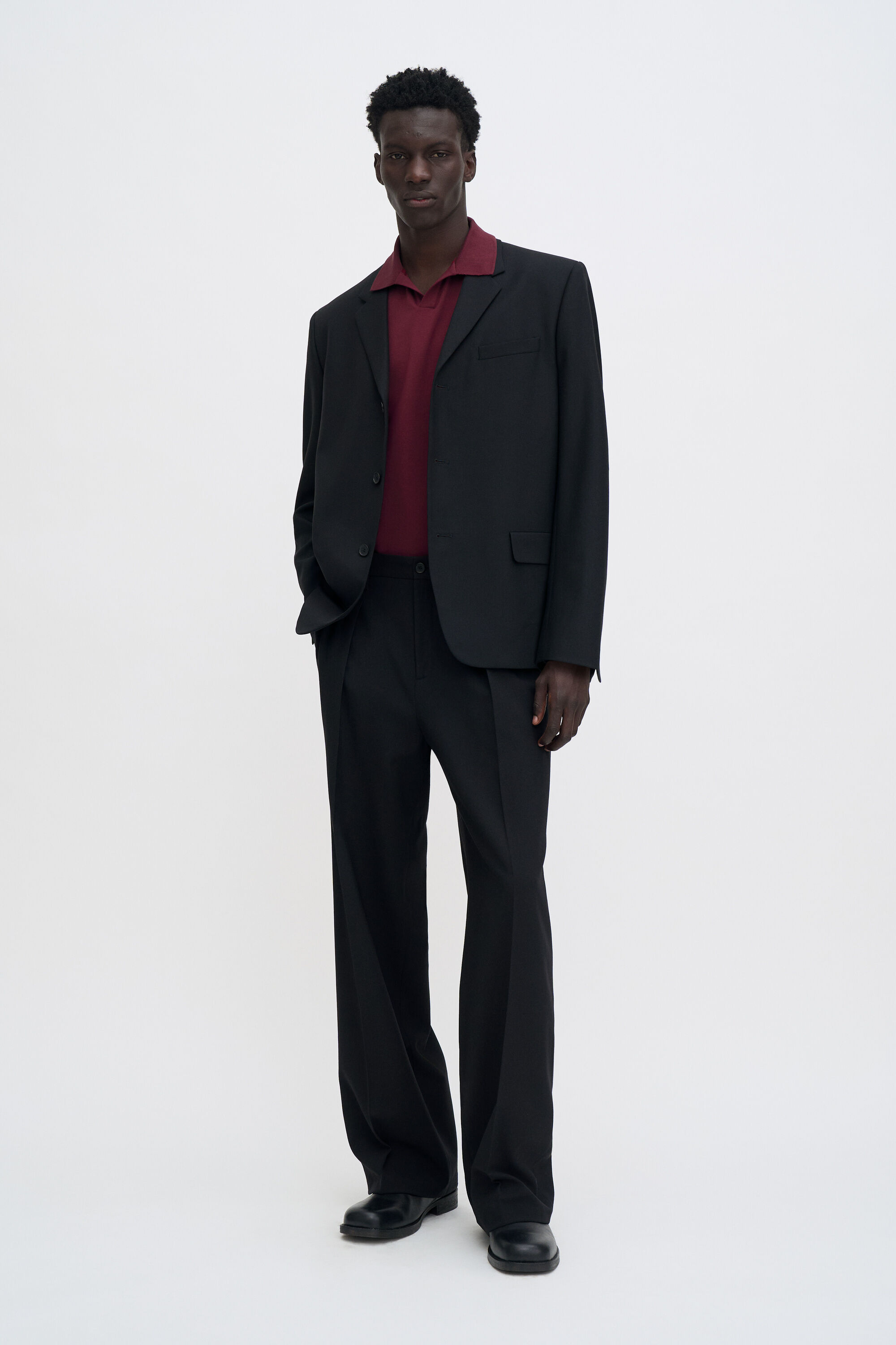 Stretch Cotton Polo T-Shirt