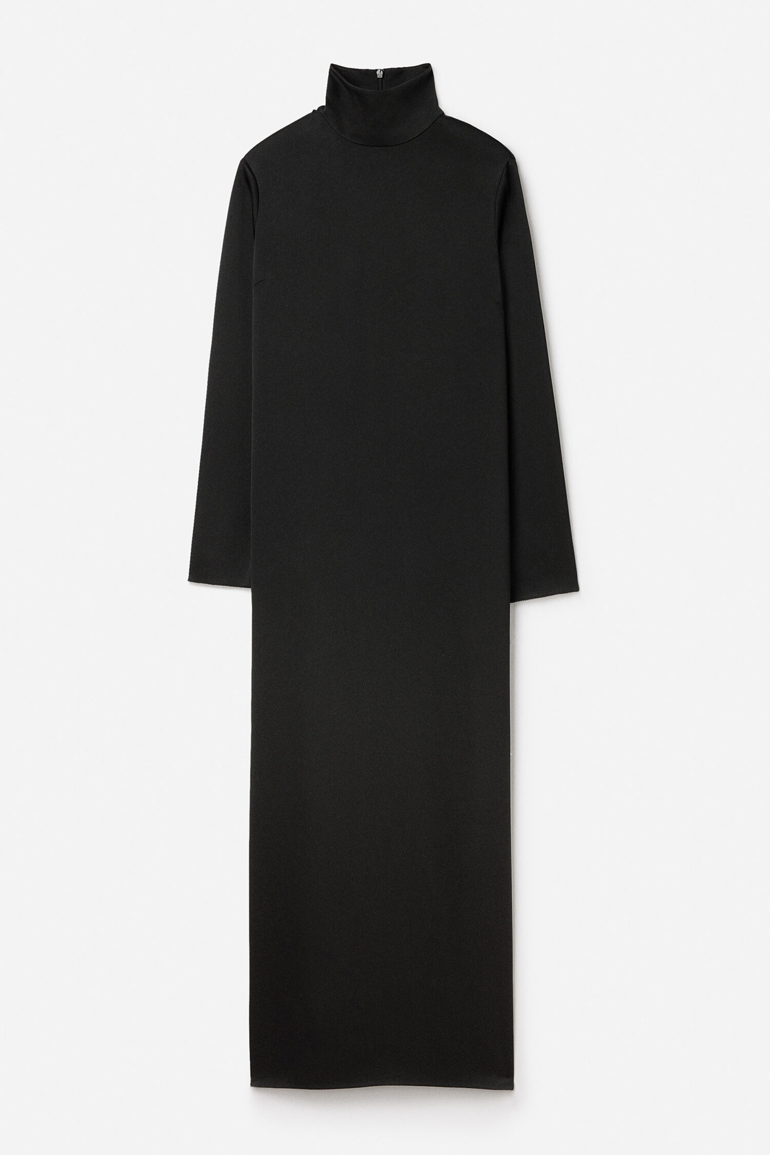 Turtleneck Satin Dress