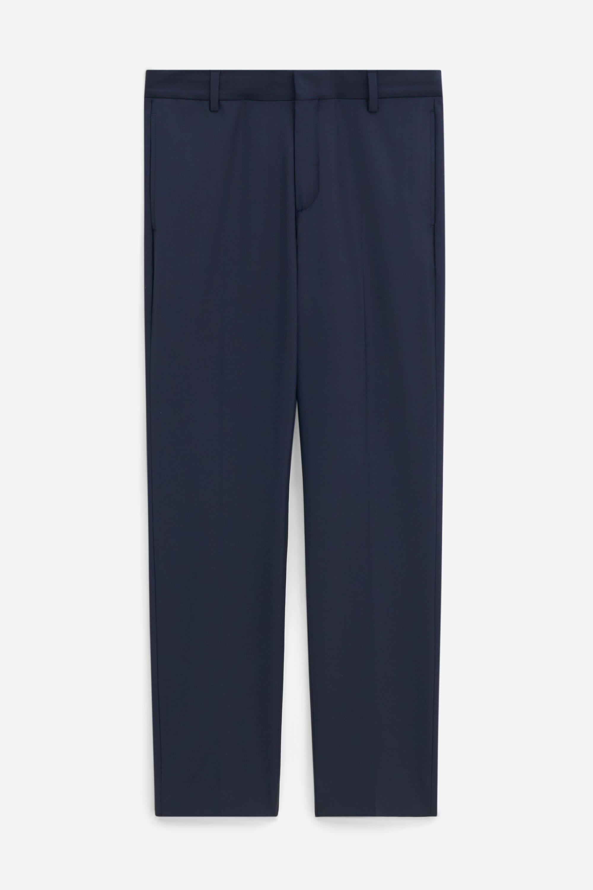 Slim Tapered Wool Trousers