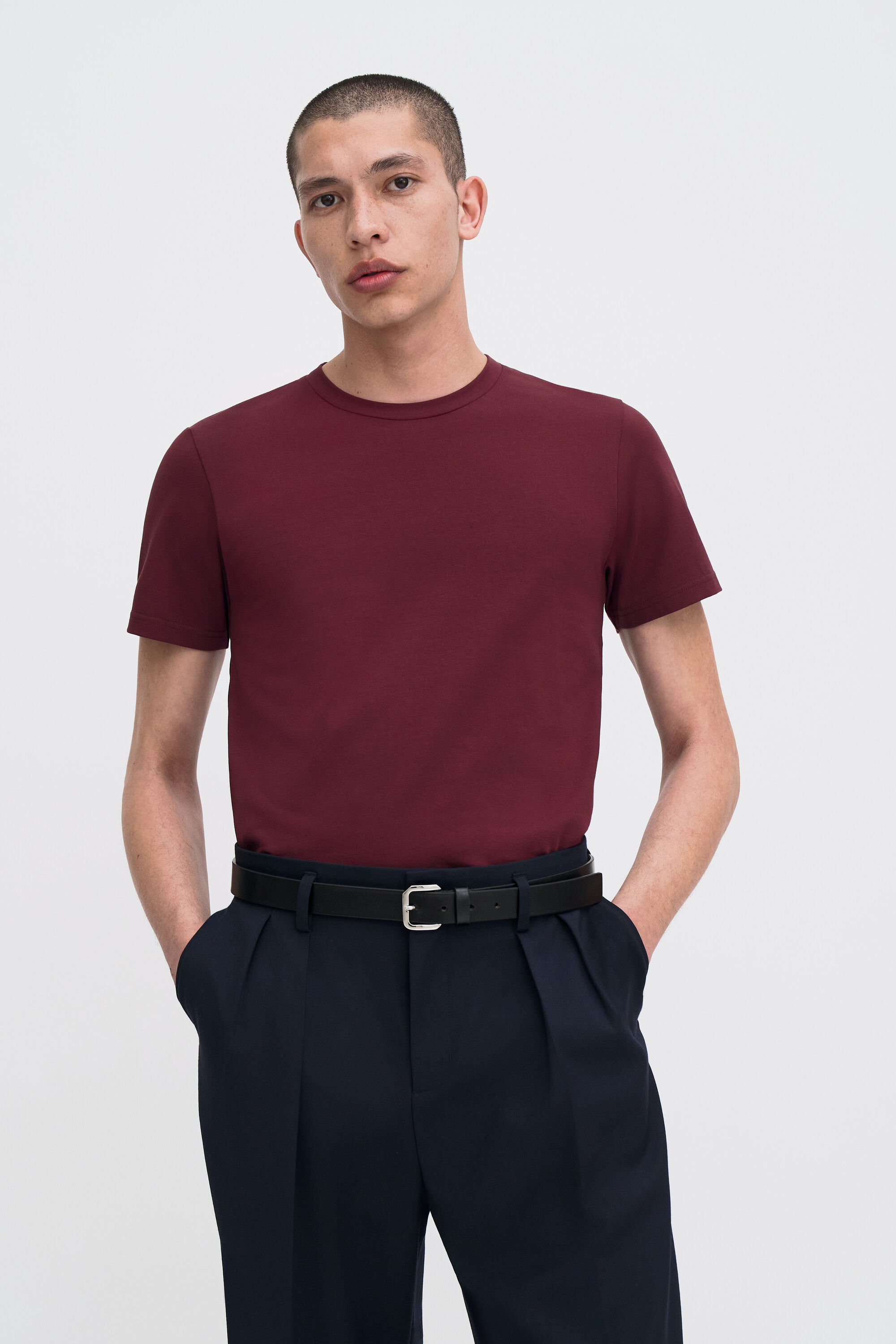 Stretch Cotton Tee