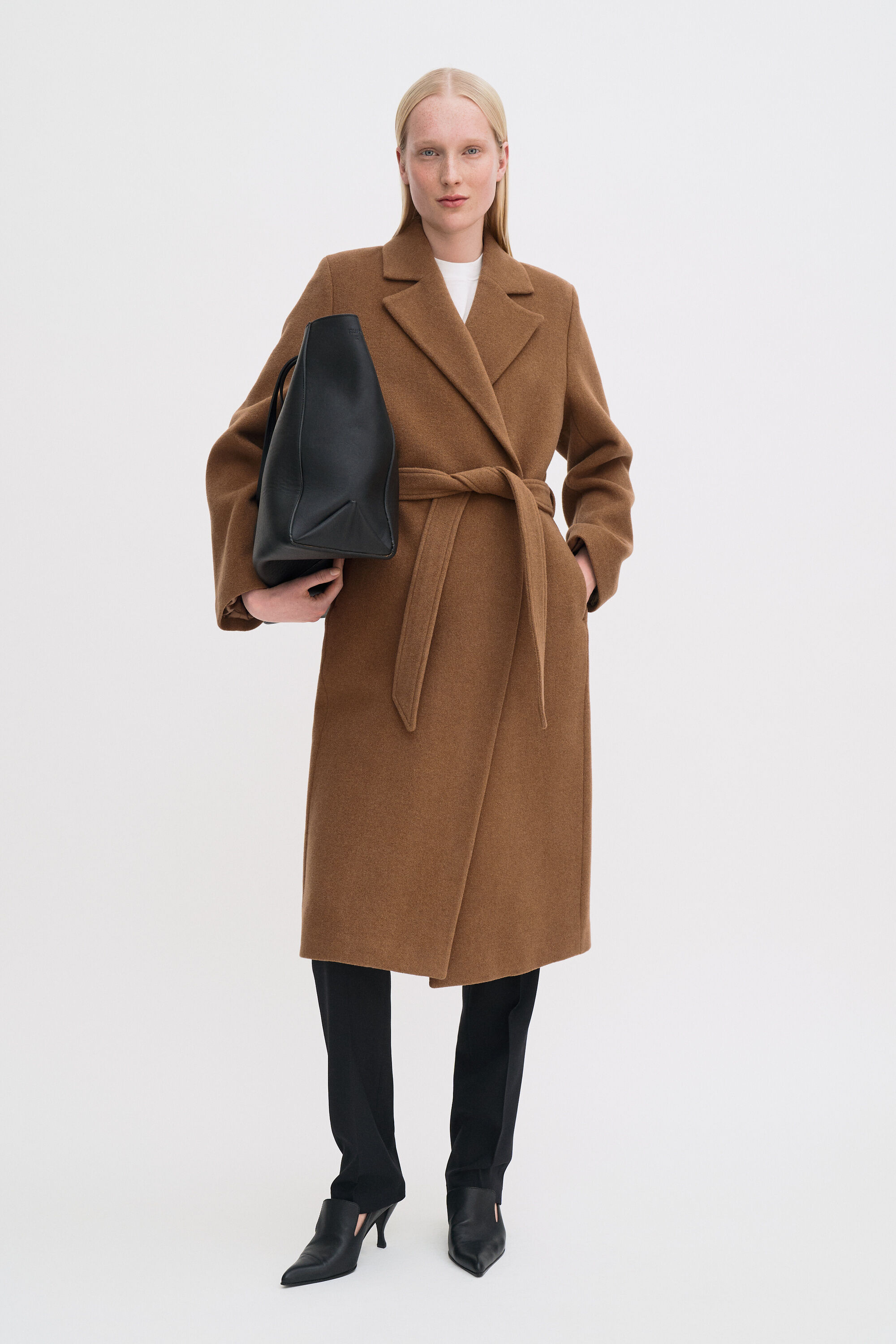 Charlotte Wool Belted Coat