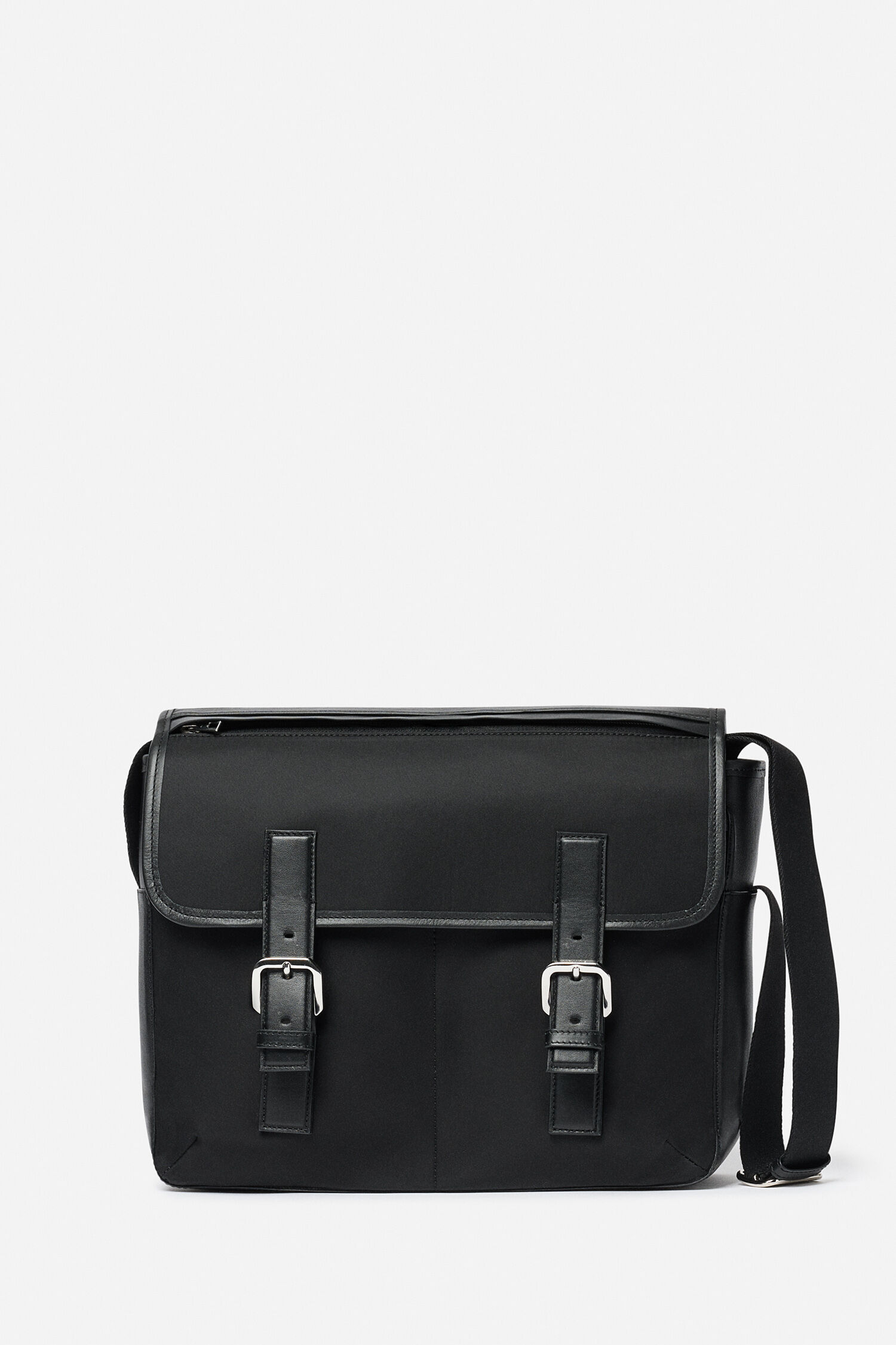 Nylon Gabardine Messenger Bag