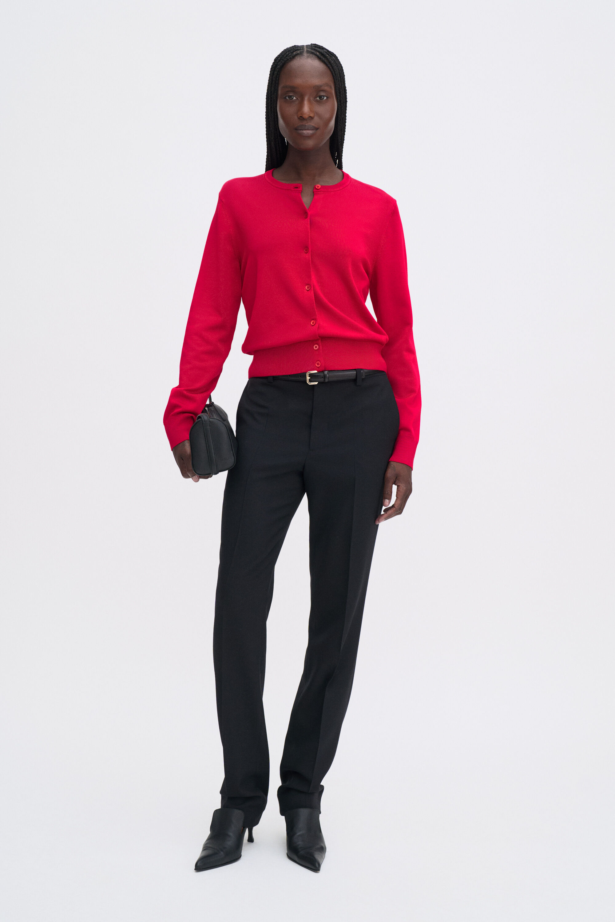 Glossy Knit Cardigan