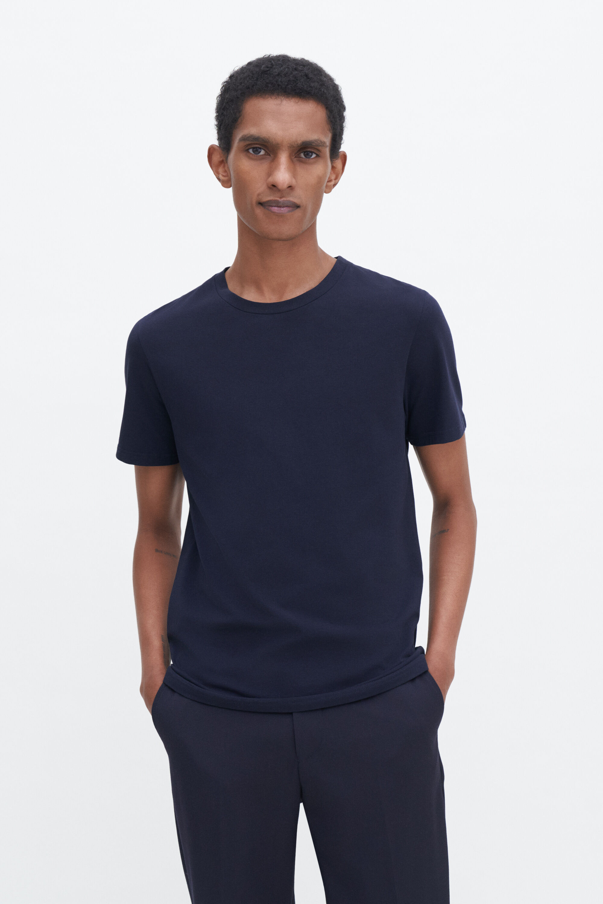 Stretch Cotton Tee