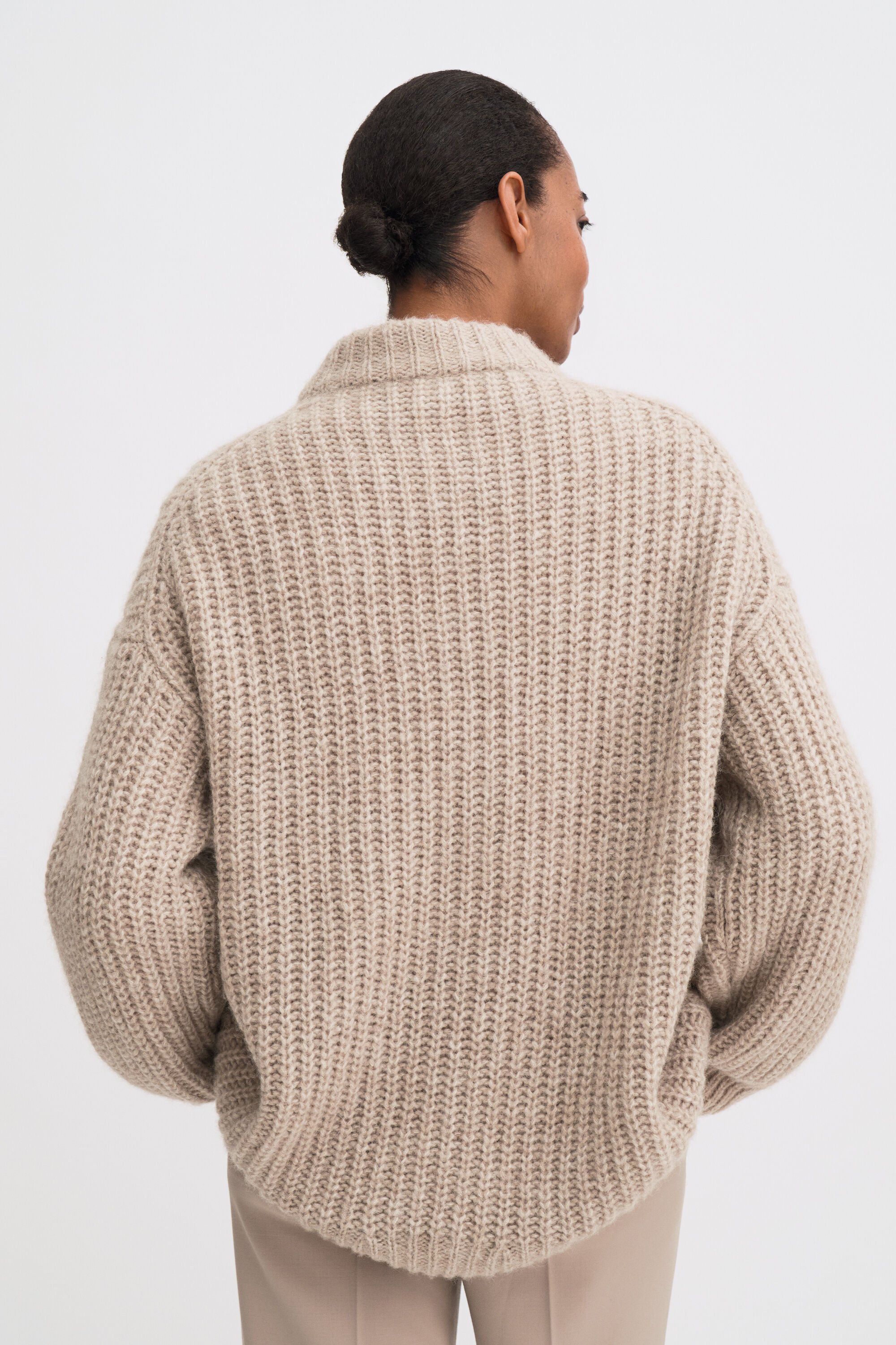 Soft Alpaca V-Neck Sweater