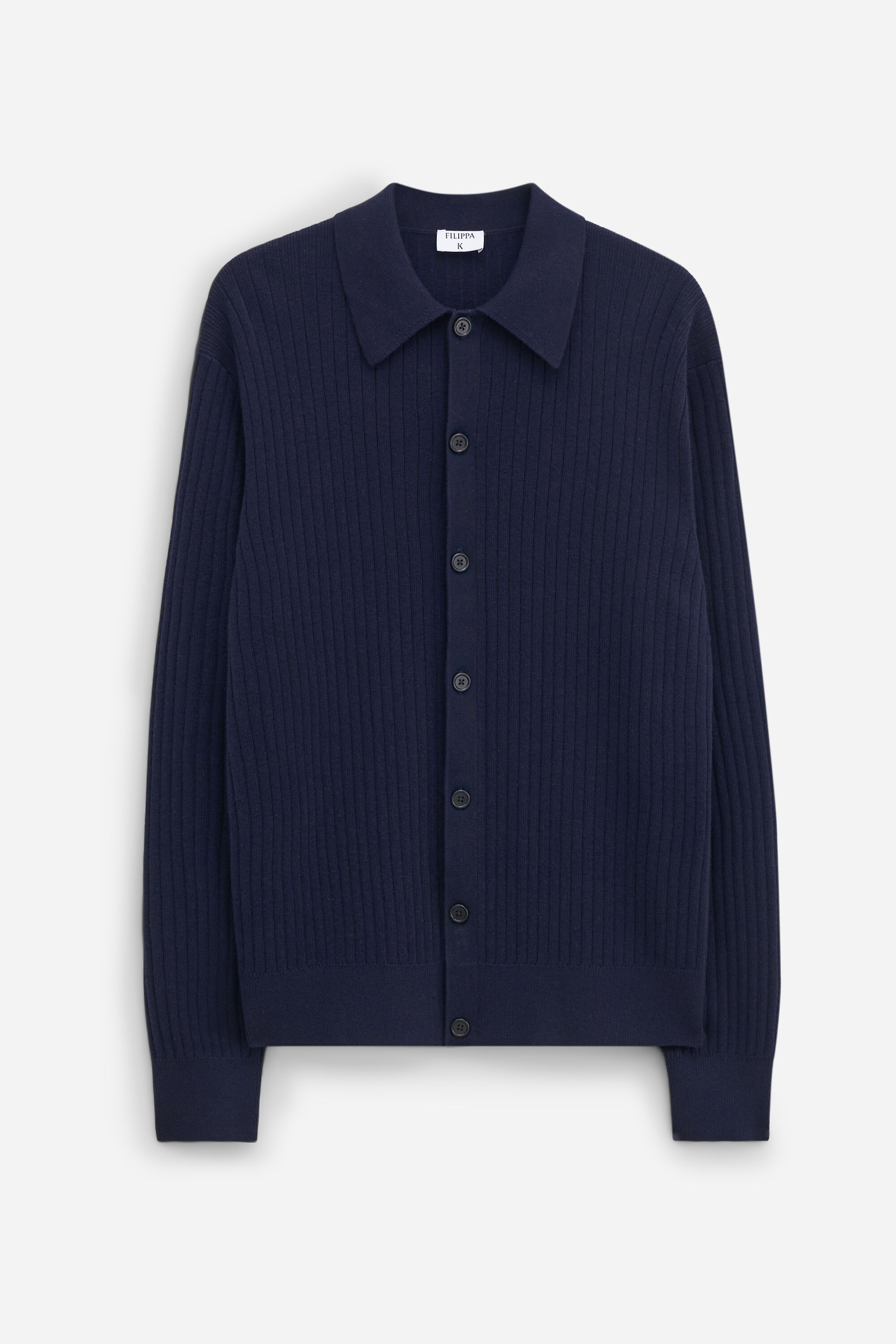 Cotton Merino Knit Shirt